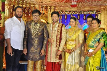 Music Director Koti Son Rajeev Wedding Reception Photos